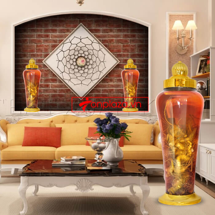 Bình ngâm sâm ngọc linh loại 3.8L thượng hạng NS317 7