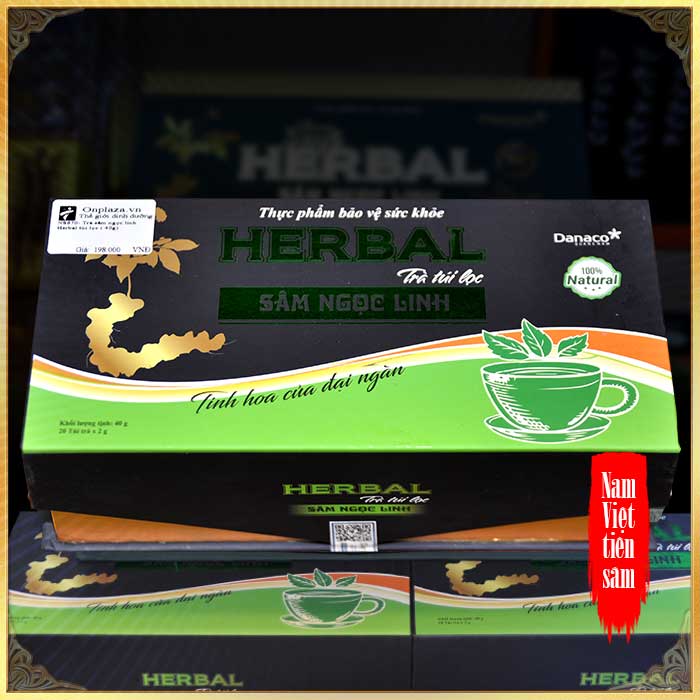 Trà sâm ngọc linh Herbal túi lọc (40g) NS670