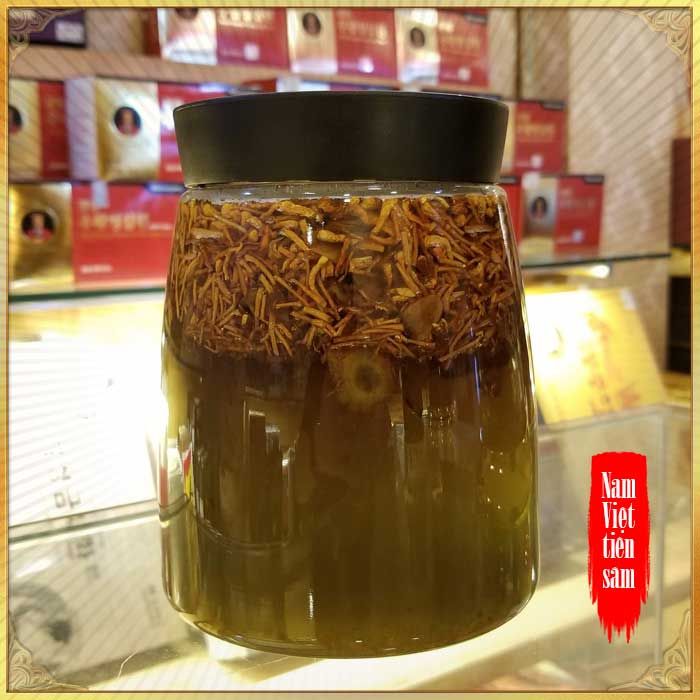 Sâm Ngọc Linh và Đông trùng hạ thảo ngâm mật ong bình NO.13- 6L NS671