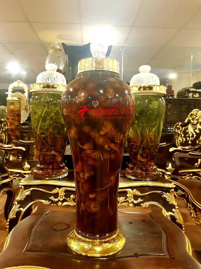 Bình rượu sâm Ngọc Linh thượng hạng số 89 - 5 lít 1